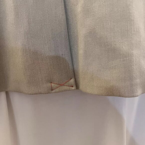 Merona. Sz 12. NWOT Tan Lined Button Front Long Sleeve Professional Jacket DD - Picture 4 of 9